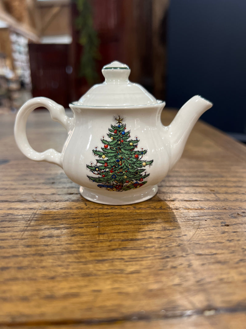 Vintage 2” Cuthbertson Christmas Tree Teapot