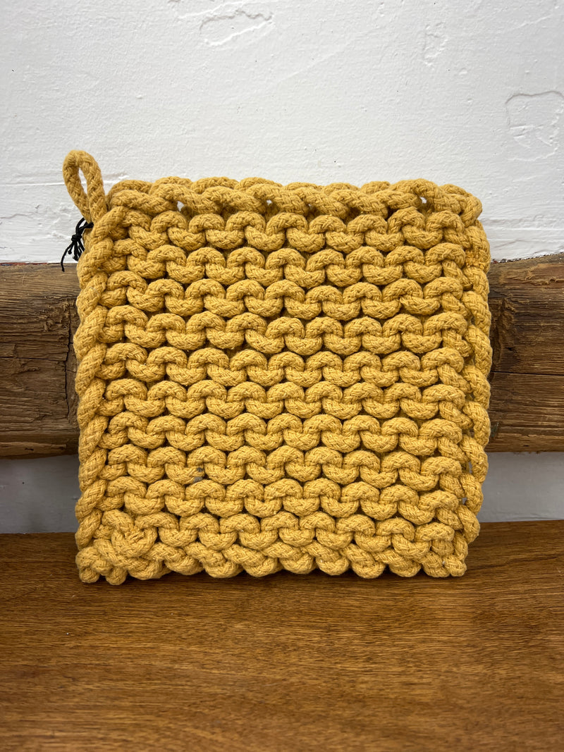 Cotton Crocheted Pot Holder