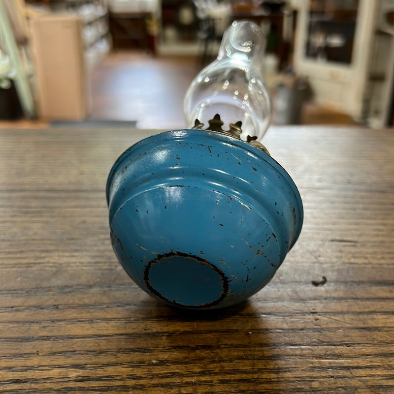 Vintage Miniature “Unspillable” Oil Lamp