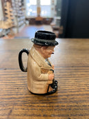 Vintage Royal Doulton Toby Jug Winston Churchill Small Size