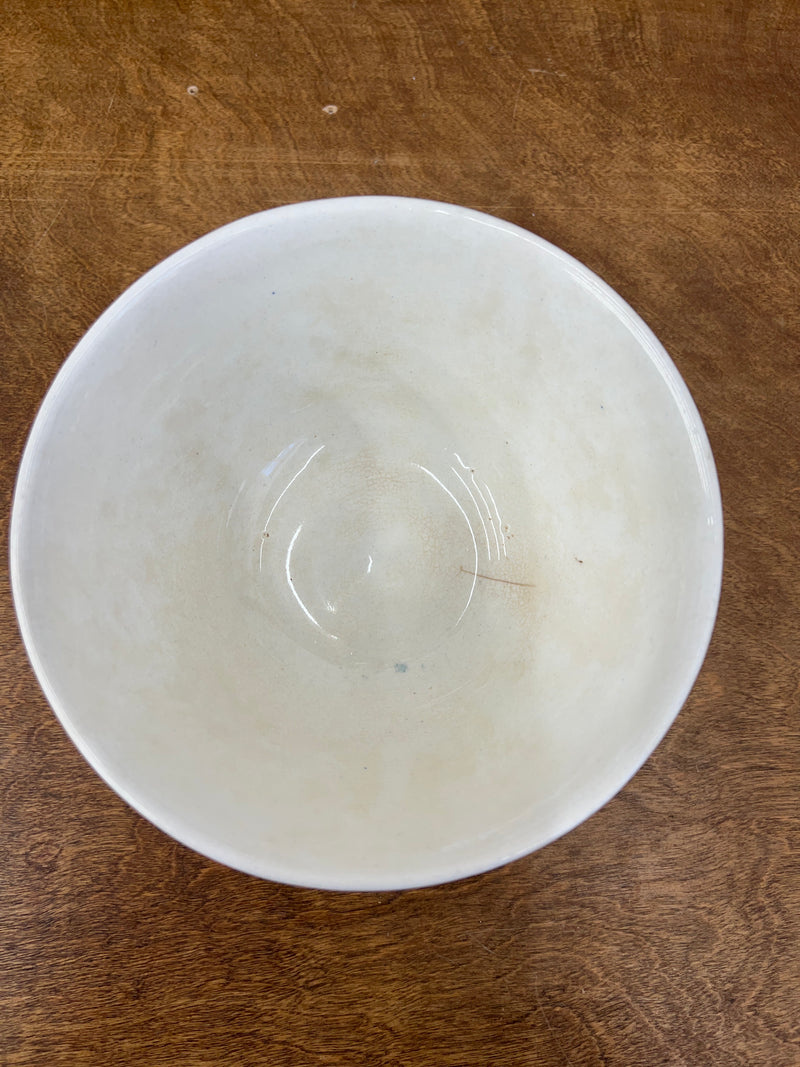 Vintage The Wheeling Pottery Co. Ironstone Bowl