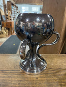 Antique 11” Tall Classic Three Handle Silver Plated  1914 Men’s Tennis Single Trophy Cup