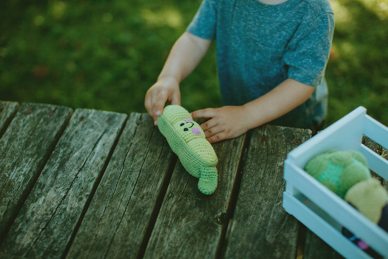 Pretend Play Food Rattle - Green Peapod