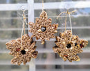Maple Leaf Birdseed Ornaments