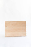 The Scalloped Cutting Board: Large