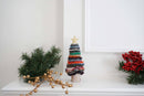 Small Multicolor Felted Wool Christmas Tree