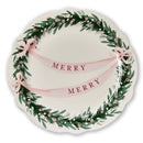 Very Merry Round Platter Multi Stoneware Christmas: Multi / Stoneware / Dishwasher safe. may get hot in microwave.