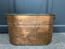 Antique Oval Copper Boiler/Wash Tub Pot