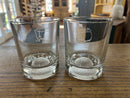 Masters Golf Tournament Double Old Fashion Glasses Augusta National Set of 2