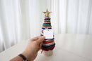 Large Multicolor Felted Wool Christmas Tree
