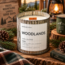 Woodlands | Evergreen Forest Wood Wick Candle: 10oz