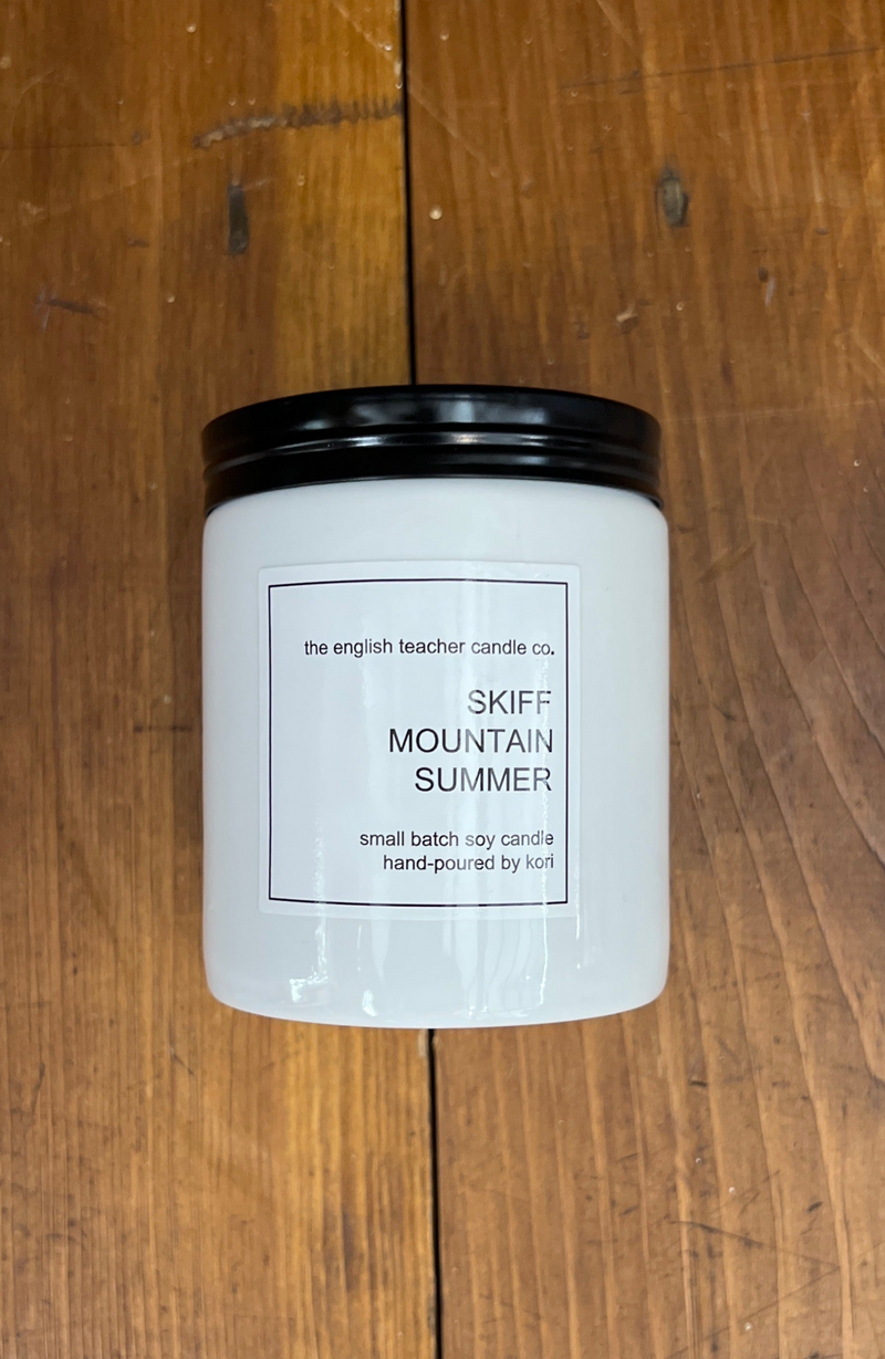 The English Teacher Candle Co.- Skiff Mountain Summer