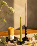 Beeswax Taper Candles – Dripless & Handmade in USA: Terracotta / 10"