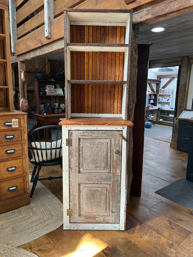 Two Piece Rustic Hutch