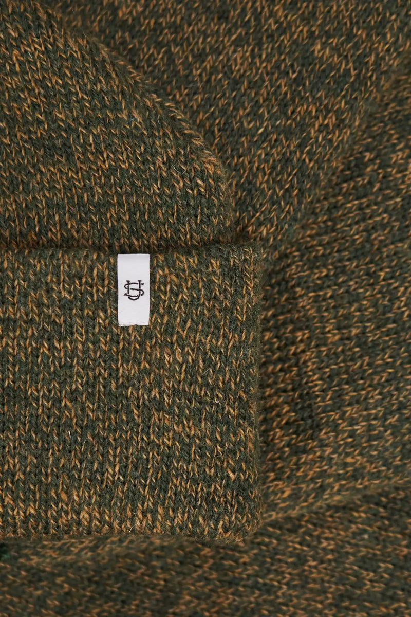 Jungle Melange Ragg Wool Beanie: One Size