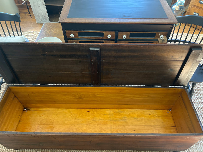 Vintage Wooden Storage Trunk