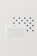 Heirloomed Stationary Recipe Cards in Signature Patterns: Blank
