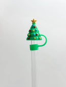 Straw Top Cover "Christmas Tree"