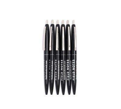 Clic Pen 6-Pack - Black Pen Black Ink