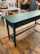 Vintage Wicker Console / Sofa Table
