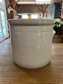 Antique Stoneware Crock - 2 Gallon with Slip Handles
