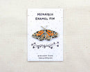 Monarch Butterfly Enamel Pin For Charity