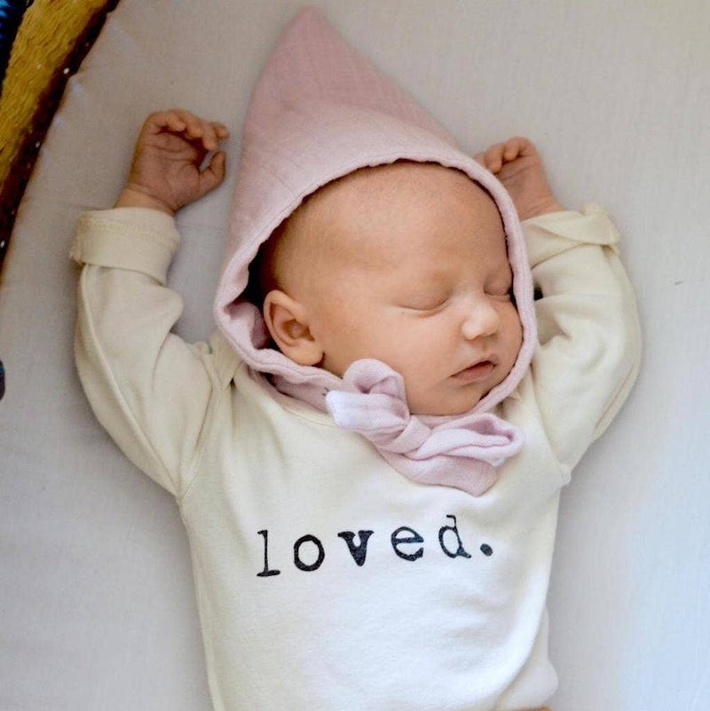 Loved Organic Cotton Baby Bodysuit | Long Sleeve: 3-6m