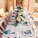 Cloth Napkins Assorted Indigo Shibori Set of Four