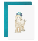 Lucy Dog Labradoodle | Birthday Greeting Card: 4.25 X 5.5 INCHES