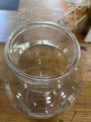Vintage 15”Tall Blown Clear Glass European Pickling Jar