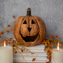 TERRACOTTA BIG MOUTH PUMPKIN - 8”