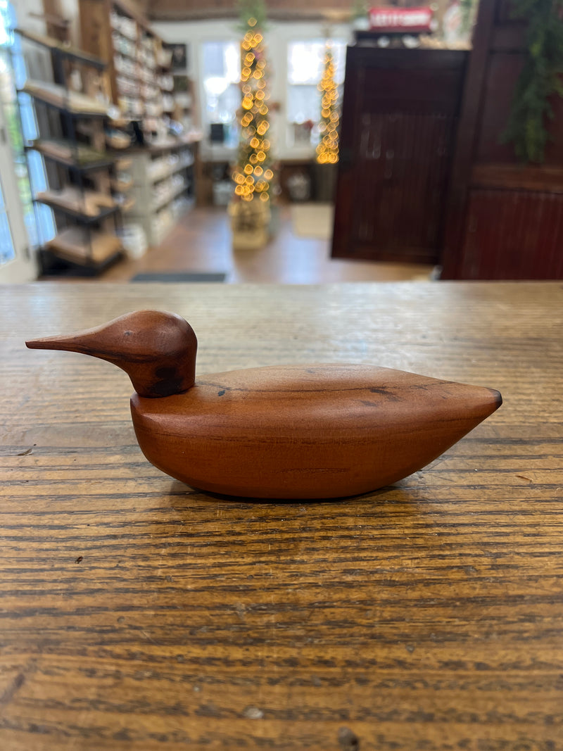 Vintage Wooden Small Duck