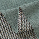 100% Luxury Cotton Receiving Swaddle Baby Blanket - Deer: Sage