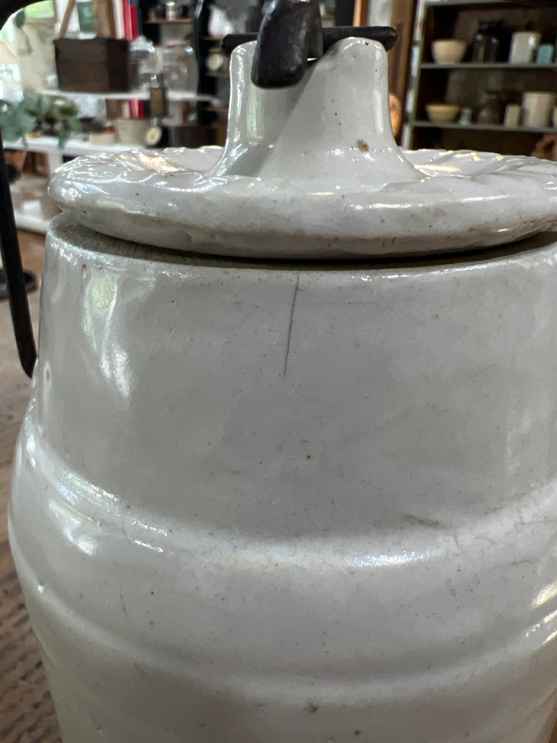 Antique Weir Stoneware Canning Jar