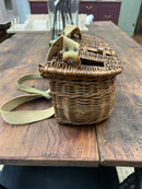 Vintage Wicker Fishing Creel