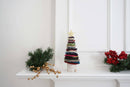 Medium Multicolor Felted Wool Christmas Tree