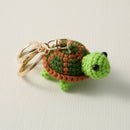 Hand-Knitted Turtle Keychain for a Peaceful Touch
