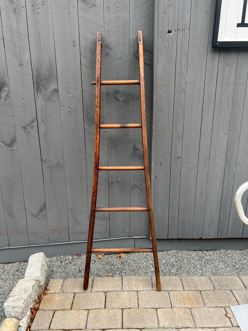 Vintage 6’ Foot Tall Tapered Ladder