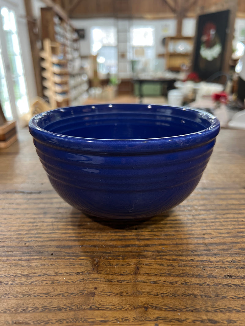 Vintage Blue Stoneware Bowl