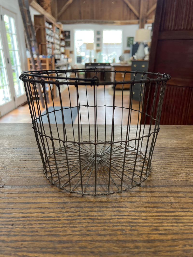 Vintage Wire Gathering Egg Basket