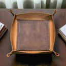 Classic Leather Desk & Nightstand Tray
