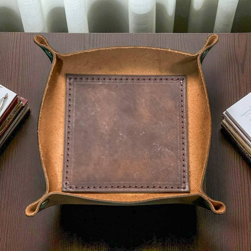 Classic Leather Desk & Nightstand Tray