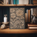 Daisies Mini Engraved Birch Wood Panel