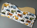 Trucks at Work Burp Cloth, set of 2