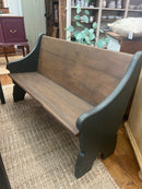 Vintage Wooden Church Pew Bench
