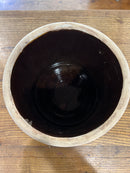 Antique Stoneware Crock - 2 Gallon with Slip Handles