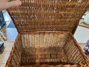 Vintage Wicker Rectangular Picnic Basket