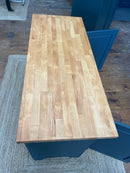 Vintage Pine Cabinet with Butcher Board Top