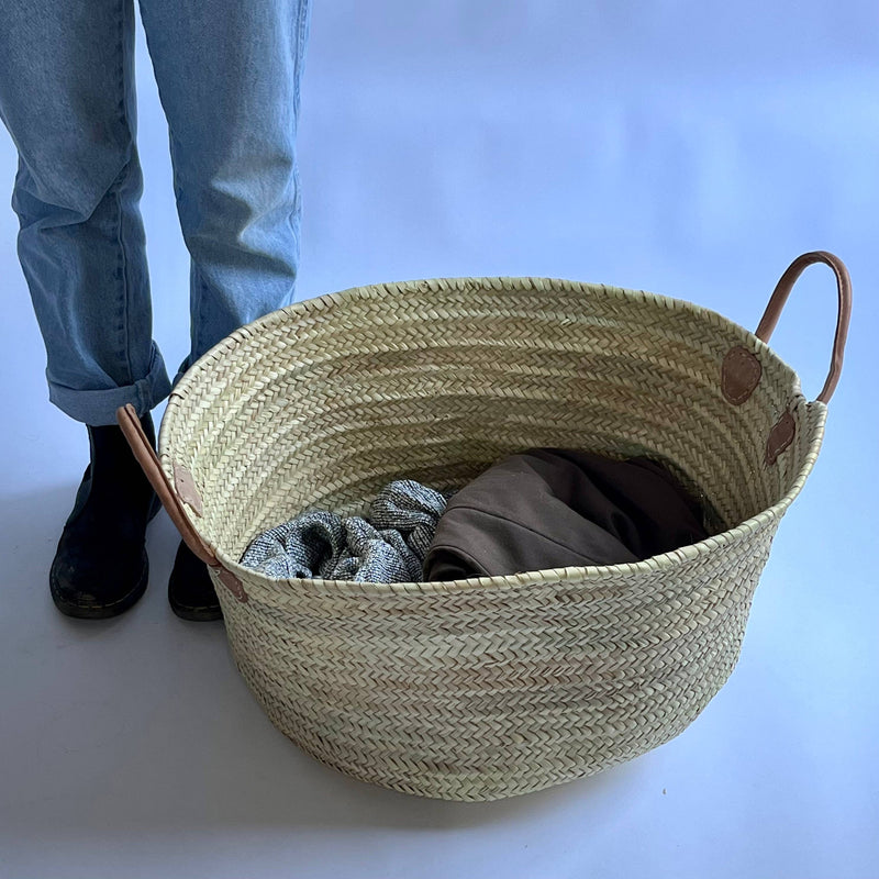 Large Round Laundry Basket