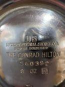 Vintage Silver Plate Teapot from The Conrad Hilton